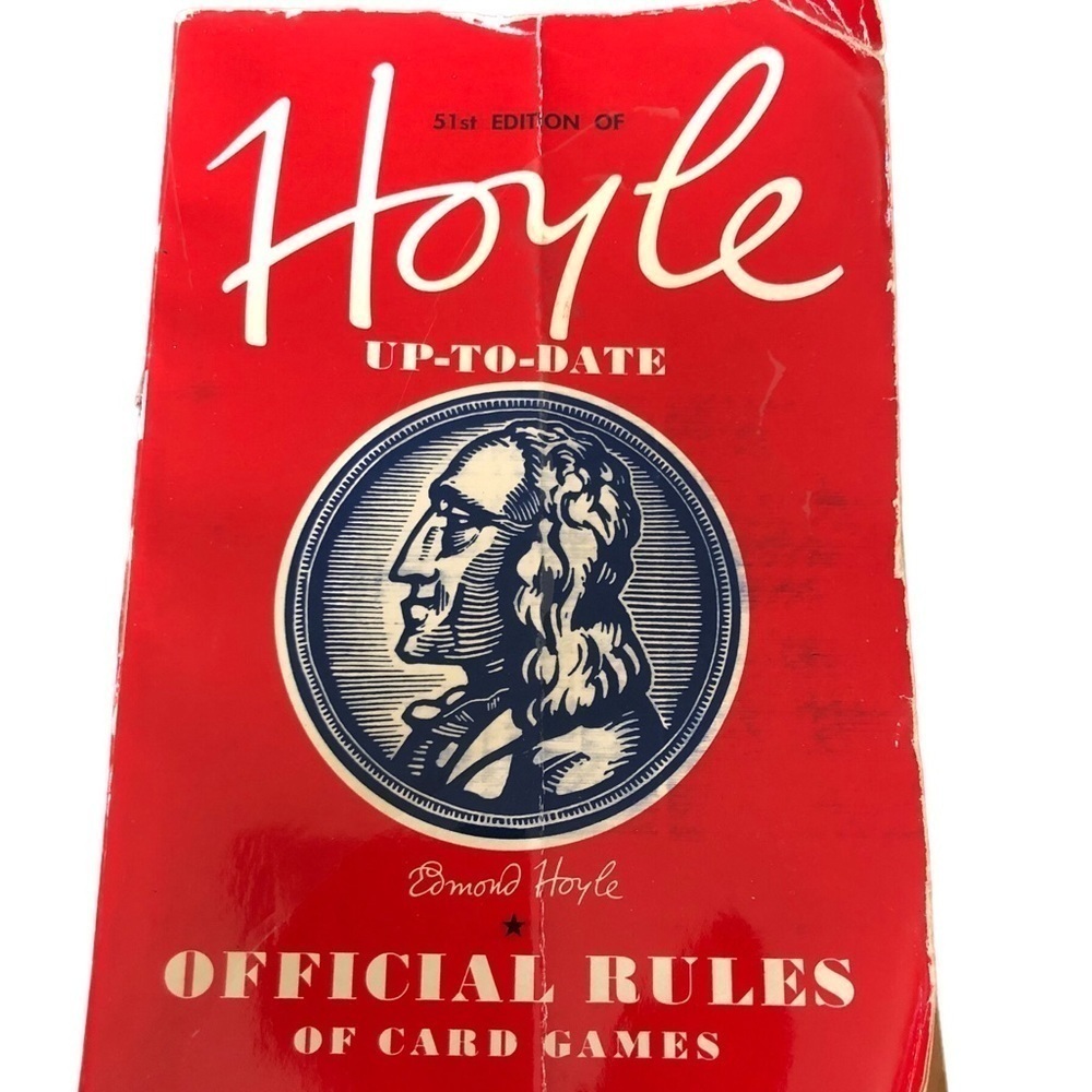 Hoyle Official Rules Of Card Games Paperback Book 1959 Now You Can’t Cheat